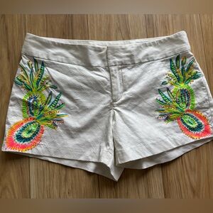 Lilly Pulitzer embroidered shorts